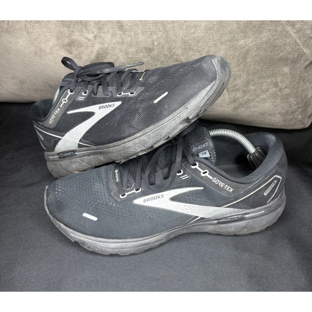 Brooks Ghost 14 GTX Running Shoes Men's Size 12.5 US Black Gore-Tex 1103681D020